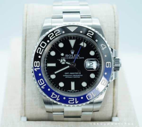 Rolex 116710BLNR GMT MASTER 2 BLACK BLUE CERAMIC BEZEL BATMAN 2013 BOXES PAPERS