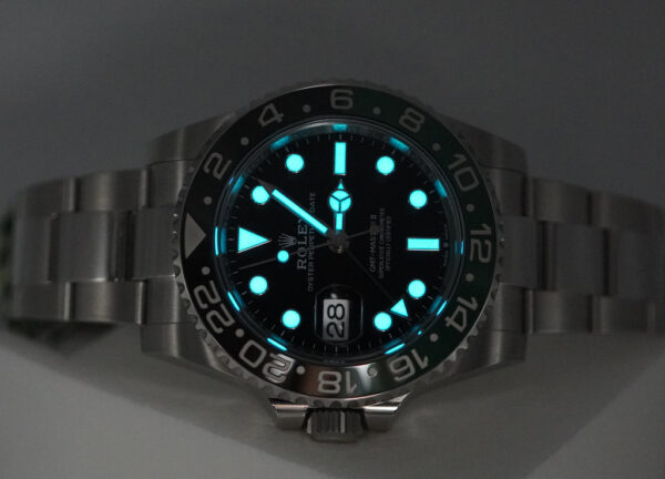 BRAND NEW  Rolex 126720VTNR GMT MASTER 2 LEFTY SPRITE GREEN BLACK BEZEL 2025 FULL SET - Image 11