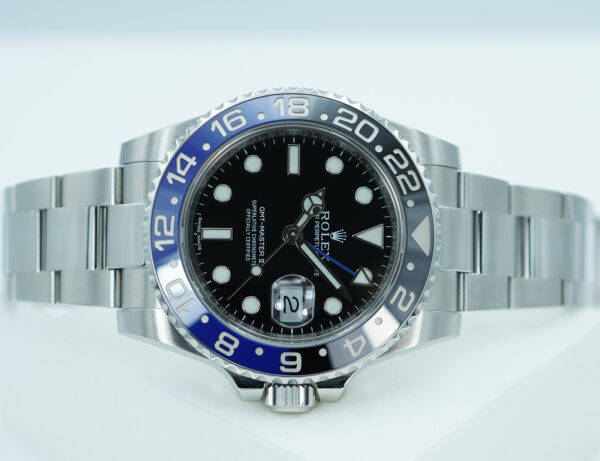 Rolex 116710BLNR GMT MASTER 2 BLACK BLUE CERAMIC BEZEL BATMAN 2013 BOXES PAPERS - Image 9