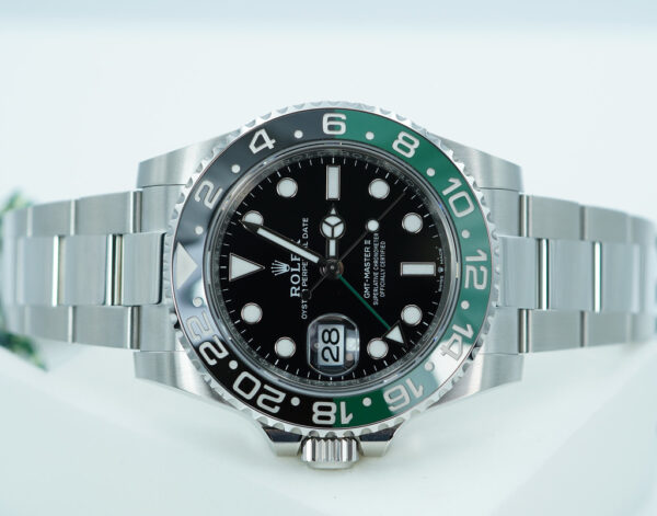 BRAND NEW  Rolex 126720VTNR GMT MASTER 2 LEFTY SPRITE GREEN BLACK BEZEL 2025 FULL SET - Image 9