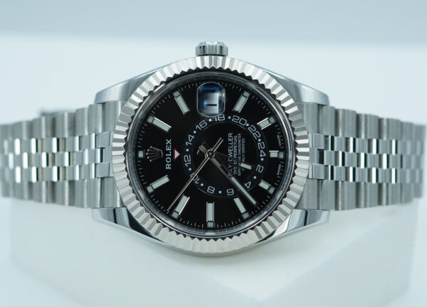 Rolex 326934 SKY-DWELLER STAINLESS STEEL BLACK DIAL JUBILEE BAND FULL SET - Image 10