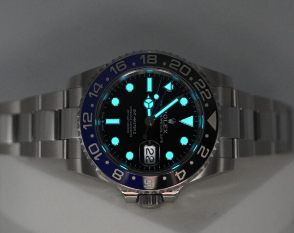 Rolex 126710BLNR GMT MASTER 2 BLACK BLUE BEZEL NEW MODEL 2023 WARRANTY FULL SET - Image 11