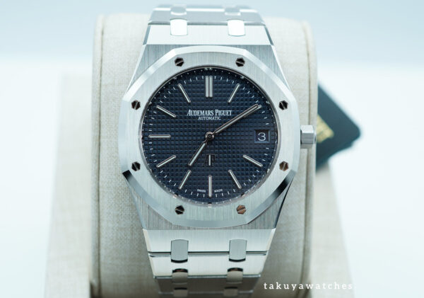 BRAND NEW  AUDEMARS PIGUET ROYAL OAK JUMBO 16202ST BLUE DIAL 2025 FULL SET