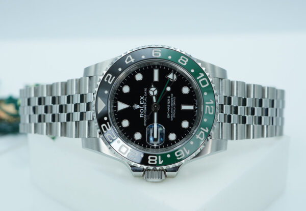 BRAND NEW Rolex 126720VTNR GMT MASTER 2 LEFTY BLACK GREEN SPRITE JUBILEE 2025 FULL SET - Image 9