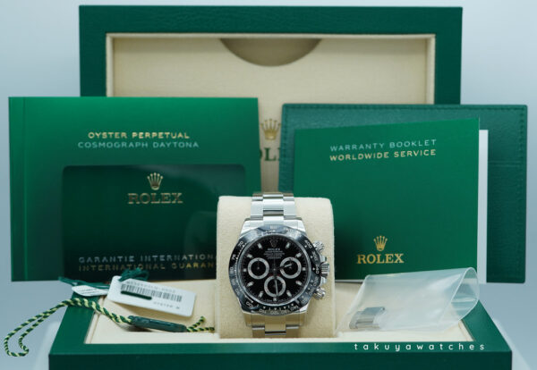 Rolex 116500LN COSMOGRAPH DAYTONA STEEL CERAMIC BEZEL BLACK DIAL 2024 FULL SET - Image 2