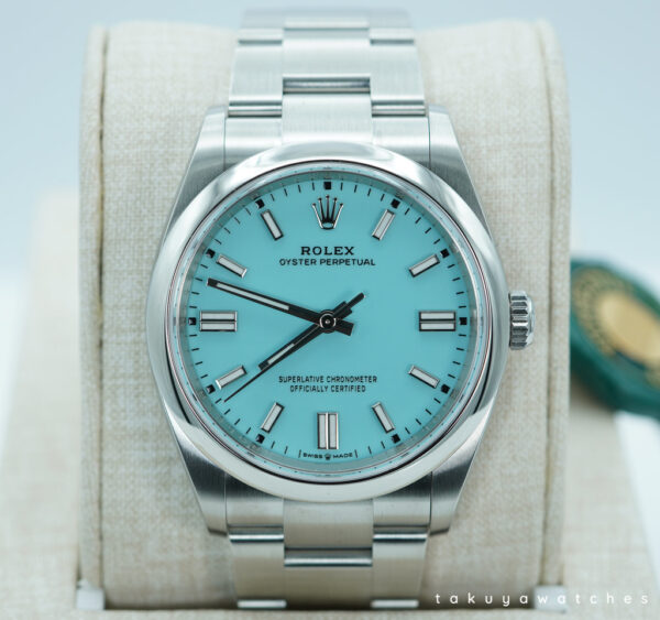 BRAND NEW Rolex 126000 OYSTER PERPETUAL 36 TIFFANY TURQUOISE DIAL 2025 FULL SET