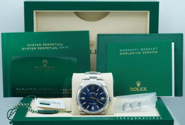 Rolex 124300 OYSTER PERPETUAL 41 BLUE DIAL 2024 WARRANTY FULL SET - Image 2